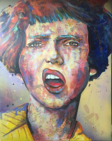 Peinture intitulée "Qu'est-ce qui yaaaa…" par Pascal Fairier, Œuvre d'art originale, Acrylique