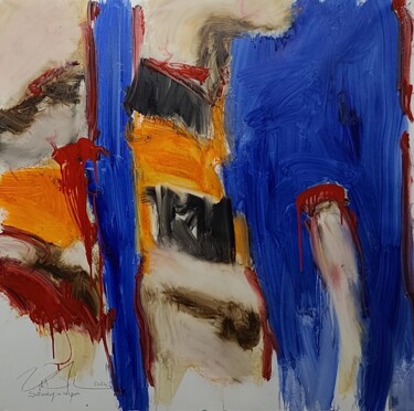 绘画 标题为“Saturday, 11.28 p.m.” 由Vittorio Alberto Roberto, 原创艺术品, 油
