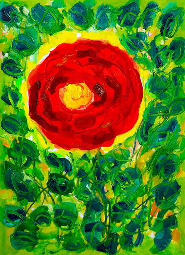 Peinture intitulée "De la douceur avant…" par Jean Mirre, Œuvre d'art originale, Huile