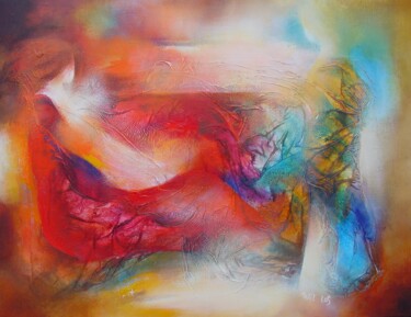 Painting titled "Tosca 05-02" by Wil Lof, Original Artwork, Acrylic Mounted on Wood Stretcher frame