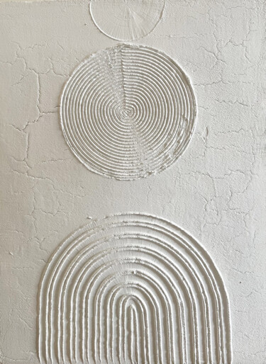 Schilderij getiteld "Balance" door Mila Oz, Origineel Kunstwerk, Acryl Gemonteerd op Frame voor houten brancard