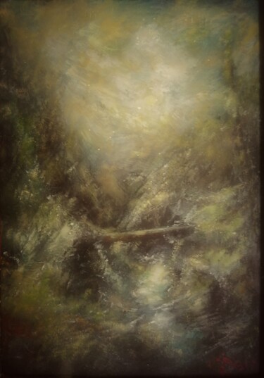 Painting titled "D'après August Piep…" by Amazeigh Bouzékri, Original Artwork, Oil