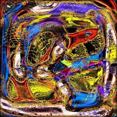 数字艺术 标题为“VARIATION "521"” 由Christa Kloß, 原创艺术品, 2D数字工作