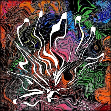 数字艺术 标题为“VARIATION "522"” 由Christa Kloß, 原创艺术品, 2D数字工作
