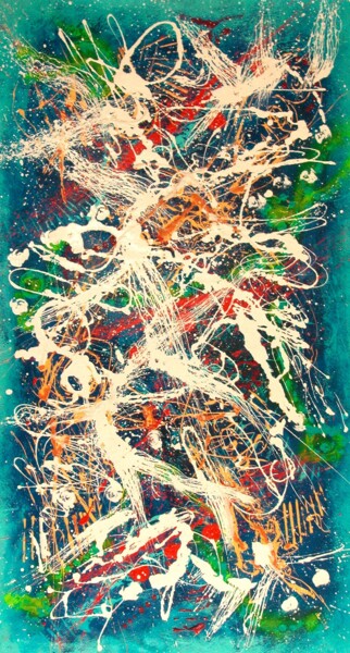 Peinture intitulée "N° 50.15 Equinoxe" par Isa-L, Œuvre d'art originale, Acrylique Monté sur Châssis en bois