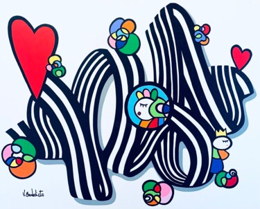 Painting titled "Sweet wave" by Virginia Benedicto, Original Artwork, Acrylic