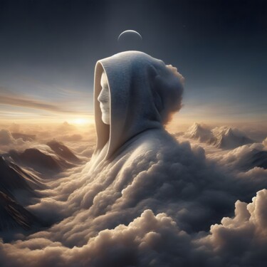 数字艺术 标题为“100 Faces of God_039” 由Александр Погодин, 原创艺术品, AI生成的图像