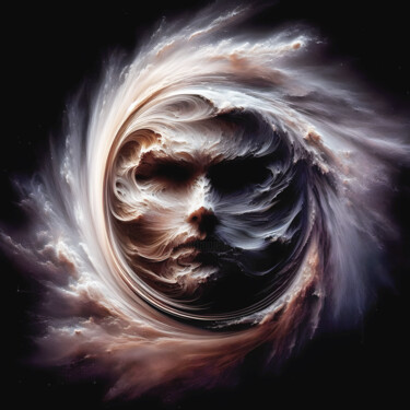 数字艺术 标题为“100 Faces of God_047” 由Александр Погодин, 原创艺术品, AI生成的图像