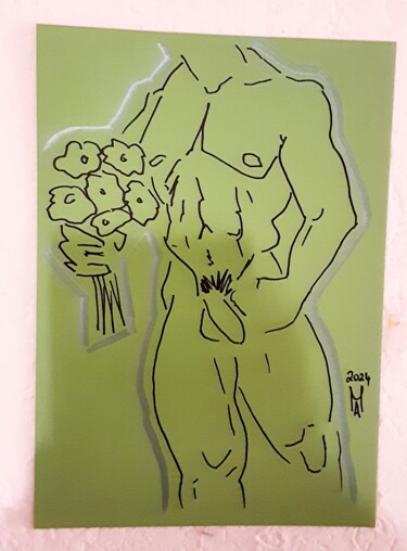 Ti faccio un mazzo cosi! 绘画 标题为“Ti faccio un mazzo…” 由Angelo Marzullo, 原创艺术品, 丙烯