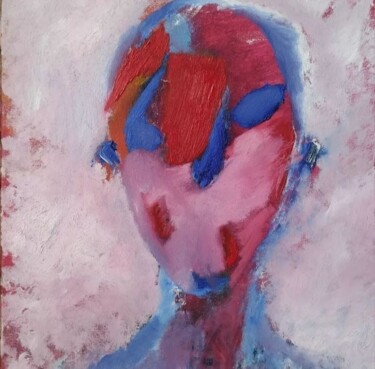 绘画 标题为“GL peinture 2018-8” 由Gael Labbay, 原创艺术品, 油 安装在木质担架架上