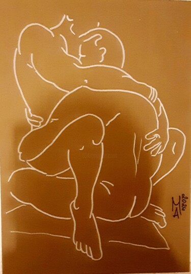L atto d amore. 绘画 标题为“L atto d amore.” 由Angelo Marzullo, 原创艺术品, 丙烯