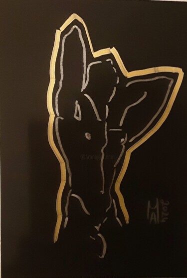 Con un paio di striscie si dice tutto. 绘画 标题为“Con un paio di stri…” 由Angelo Marzullo, 原创艺术品, 丙烯
