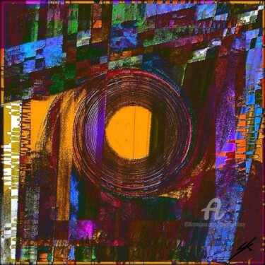 数字艺术 标题为“VARIATION "529"” 由Christa Kloß, 原创艺术品, 2D数字工作
