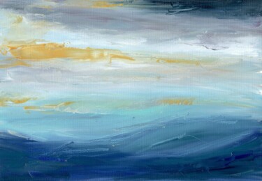 Painting titled "Abstract №2" by Elena Petrova, Original Artwork, Oil