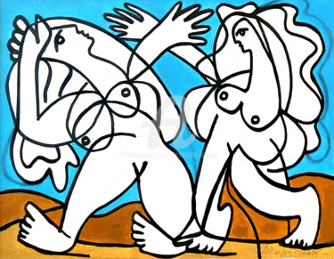 Ensemble III Peinture intitulée "Ensemble III" par Alexandre Lepage, Œuvre d'art originale, Acrylique