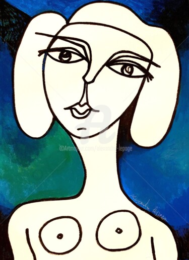 Serenity Peinture intitulée "Serenity" par Alexandre Lepage, Œuvre d'art originale, Acrylique