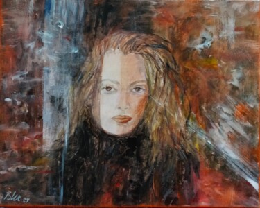 Painting titled "Glympse of Time" by Birgit Weisenburger, Original Artwork, Acrylic