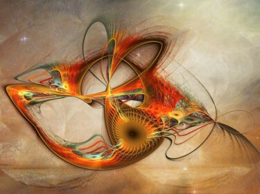 数字艺术 标题为“Coming up out of th…” 由Mies De Graaf, 原创艺术品, 2D数字工作