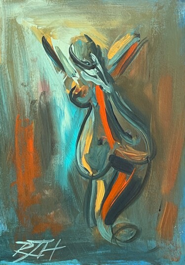 Painting titled "Life Beckons" by Roberta Heslop, Original Artwork, Acrylic