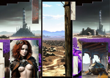FALLOUT MAIDEN -- 4-1 Arts numériques intitulée "FALLOUT MAIDEN -- 4…" par Fa Agudera, Œuvre d'art originale, Image générée par l'IA