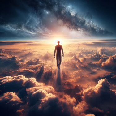 数字艺术 标题为“100 Faces of God_017” 由Александр Погодин, 原创艺术品, AI生成的图像
