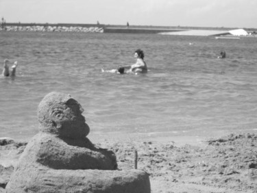 Installation intitulée "boudha de sable" par Yanosky, Œuvre d'art originale