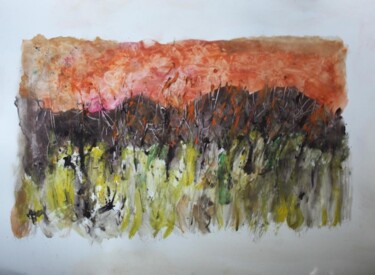 Peinture intitulée "AUTOMNE 2" par Jacques Donneaud, Œuvre d'art originale, Aquarelle