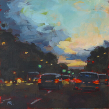 Ζωγραφική με τίτλο "Morning Lights" από Morgane Raingeard, Αυθεντικά έργα τέχνης, Ακρυλικό