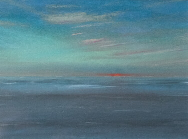 Painting titled "Souvenir de Barnevi…" by Nicolas Barbier, Original Artwork, Pastel