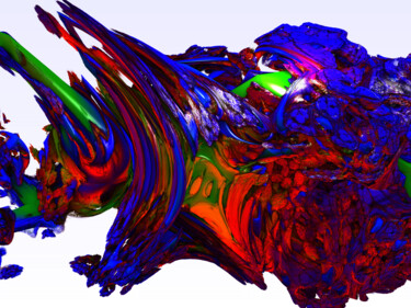 Digitale Kunst mit dem Titel "We, "the eukaryotes"" von Gustavo Castillo, Original-Kunstwerk, 3D Modellierung