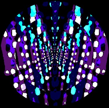 Fotografia zatytułowany „Lights in Motion 6a…” autorstwa Ken Lerner, Oryginalna praca, Fotografia cyfrowa