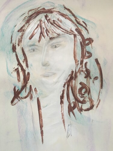 绘画 标题为“Portrait d’Ame” 由Nathalie Bellanger, 原创艺术品, 丙烯