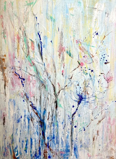 Painting titled "ПРОБУЖДЕНИЕ" by Matilda Sobolevskaia, Original Artwork, Acrylic