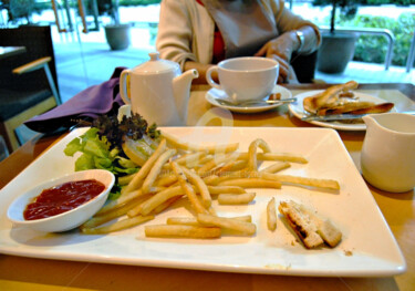 Photography titled "Morning Breakfast i…" by Clement Tsang, Original Artwork, Digital Photography