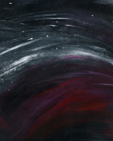 Painting titled "Night#3" by Tatiana Vyshlova, Original Artwork, Acrylic