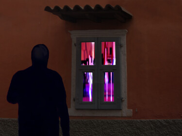 Digitale Kunst mit dem Titel "Der Beobachter" von Hans-Dieter Pfundtner, Original-Kunstwerk, Digitale Malerei