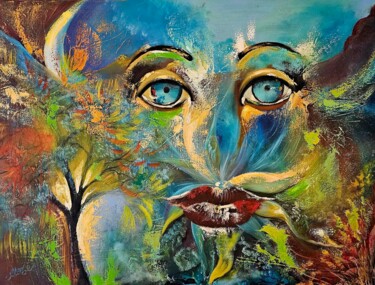 绘画 标题为“Amazonian” 由Margo Tartart, 原创艺术品, 油