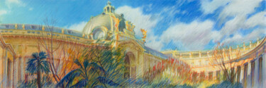 Paris #75 "Le Jardin du Petit Palais" 02.11.2021 13h50 Ζωγραφική με τίτλο "Paris #75 "Le Jardi…" από Konoko, Αυθεντικά έργα τέχνης, Μολύβι