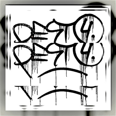 绘画 标题为“PESTO4pesto4” 由Pestoquatre., 原创艺术品, 标记