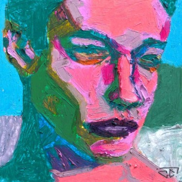 Jean-Benoit ne comprenait pas pq tout le monde le ghostait 绘画 标题为“Jean-Benoit ne comp…” 由G. Carta, 原创艺术品, 粉彩