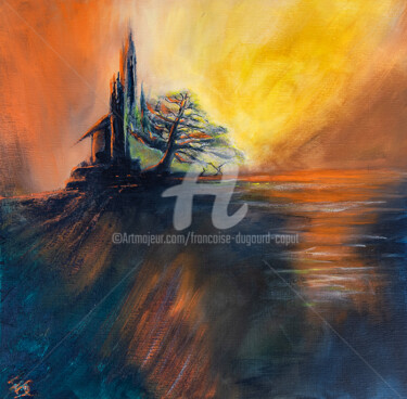 Peinture intitulée "Survivance" par Françoise Dugourd-Caput, Œuvre d'art originale, Acrylique Monté sur Châssis en bois