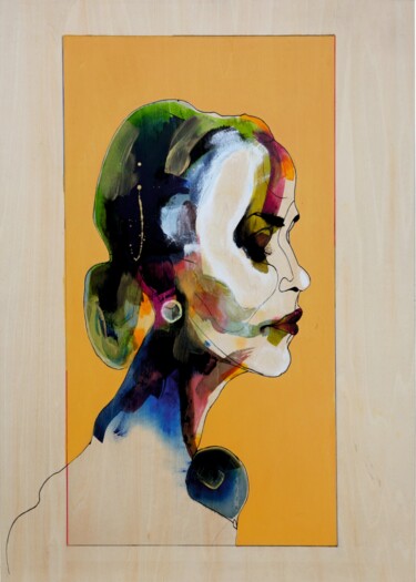 Virgin wood Peinture intitulée "Virgin wood" par Daniel Derderian, Œuvre d'art originale, Huile Monté sur Châssis en bois