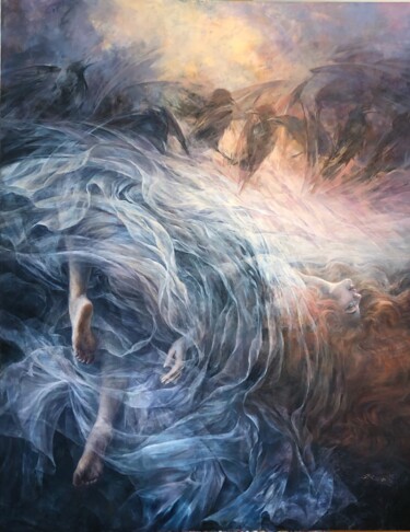 绘画 标题为“Weightlessness” 由Ekaterina Shenayeva, 原创艺术品, 油