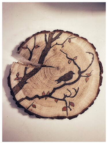 印花与版画 标题为“Bird” 由Jakub Kossakowski (Art After Hours), 原创艺术品, 版刻