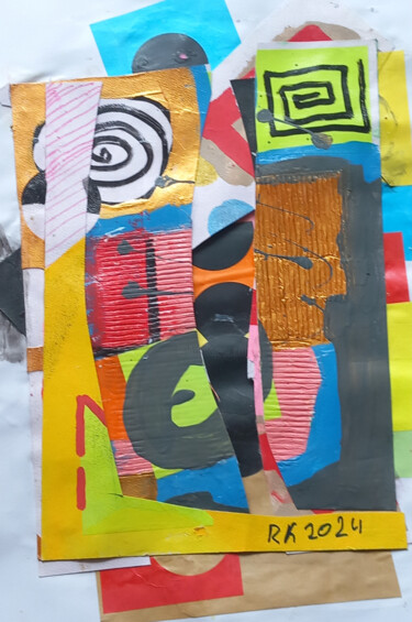 Collages titled "breda" by Ronnie Kolner, Original Artwork, Collages