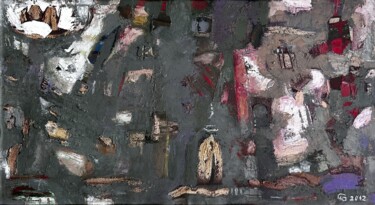 Malerei mit dem Titel "Revisiting the past" von Stanislav Yushkov, Original-Kunstwerk, Öl Auf Holzplatte montiert