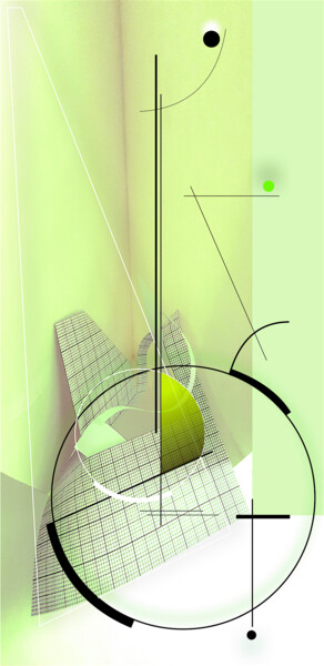 Digitale Kunst getiteld "N°3725" door Jean Paul Baret, Origineel Kunstwerk, 2D Digital Work