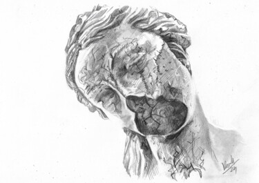 Ancients - Ad infinitum 4 Desenho intitulada "Ancients - Ad infin…" por Jakub Kossakowski (Art After Hours), Obras de arte originais, Lápis