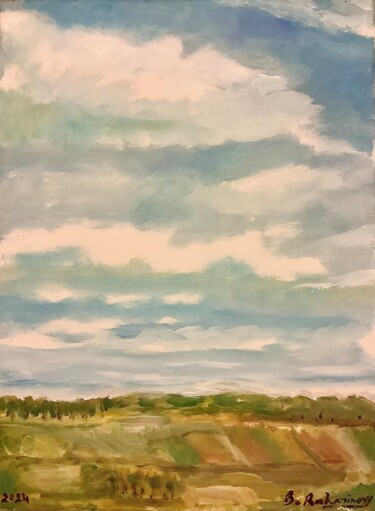 제목이 "Ciel et paysage, pa…"인 미술작품 Bruno Raharinosy로, 원작, 아크릴