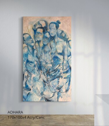 绘画 标题为“Adhara” 由Daniele Raineri, 原创艺术品, 丙烯 安装在木质担架架上